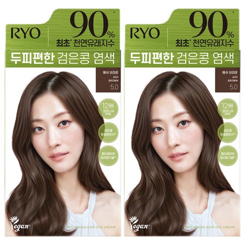 새치, 더 이상 고민하지 마세요! 려 두피편한 검은콩 염색으로 손쉽게 분위기 변신! 려비건염색약