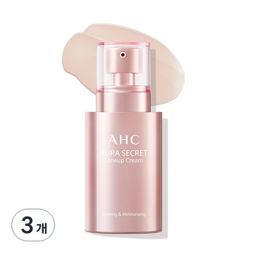 AHC 아우라 시크릿 톤 업 크림 SPF30 PA++ 50ml, 3개