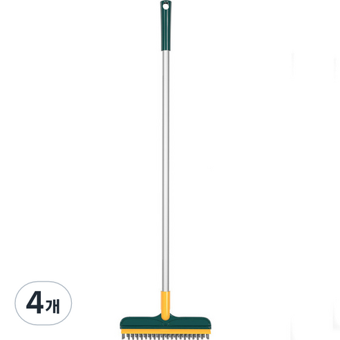 순잠 주방 화장실 욕실 모서리 청소 브러쉬 140cm, 그린, 4개