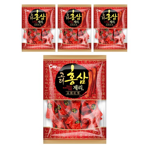 청우식품 고려 홍삼 제리 2, 4개, 350g