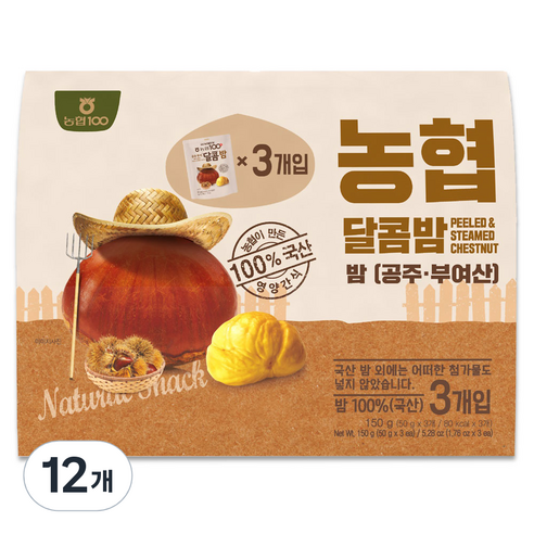 농협 달콤밤, 20g, 12개