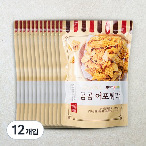 곰곰 어포튀각, 100g, 12개입