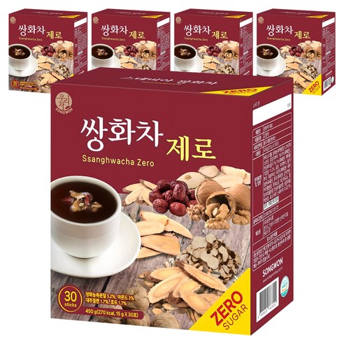 우리차 송원식품 쌍화차 제로, 5개, 30개입, 15g