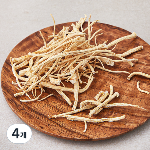 국내산 금산 건조 미삼 뿌리, 20g, 4개
