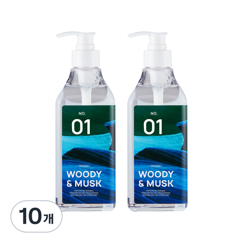 줄라이미 퍼퓸 헤어 탈모 완화 샴푸 우디앤머스크, 500ml, 10개