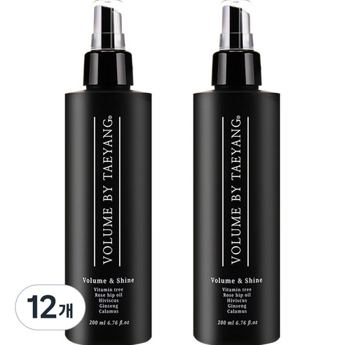 볼륨바이태양 헤어스프레이 볼륨앤샤인, 200ml, 12개