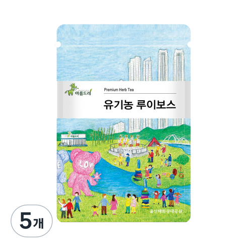 아름드레 삼각티백 유기농 루이보스, 1.1g, 25개입, 5개