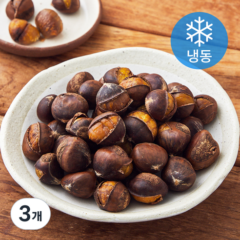 껍질밤 (냉동), 3개, 500g