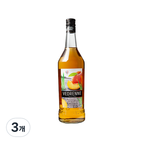 베드렌 카페시럽, 피치, 1L, 3개