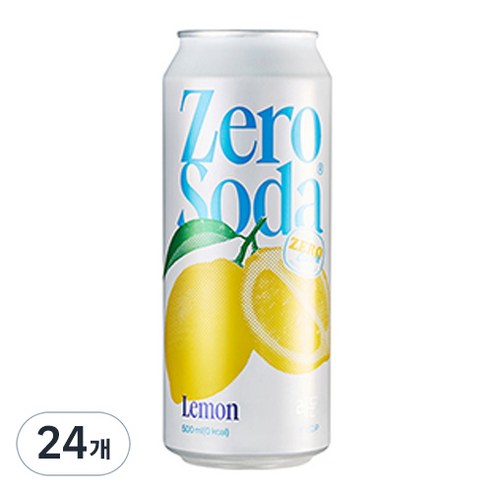 클룹 제로소다 레몬, 24개, 500ml