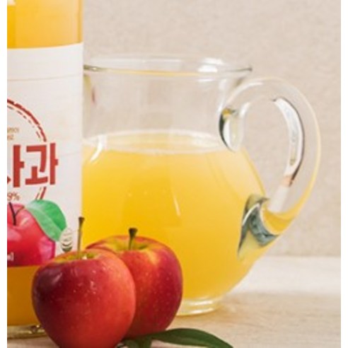 햇살 머금은 사과의 싱그러움을 그대로, 맑은농장 착즙 사과 주스
