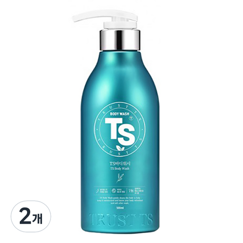 TS 바디워시 플로럴향, 500ml, 2개