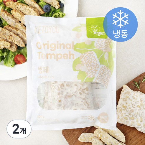 키토유 템페 4개입 (냉동), 400g, 2개