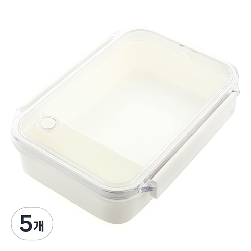 아스벨 도시락 3444 화이트, 5개
