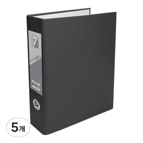 투코비 도노 D링 바인더 3공 A4 7cm, 검정, 5개