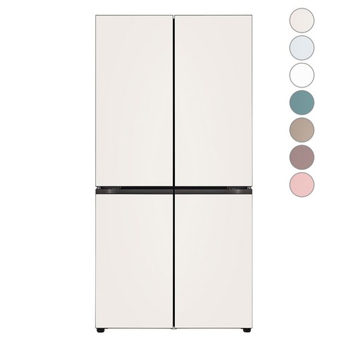 LG전자 디오스 오브제컬렉션 4도어냉장고는 넓은 용량과 스타일리시한 디자인으로 사용자들에게 편리한 사용과 경제적인 전력 소비를 가능하게 합니다.