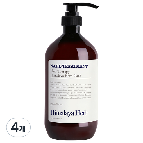 부케가르니 나드 트리트먼트 라벤더머스크, 1000ml, 4개