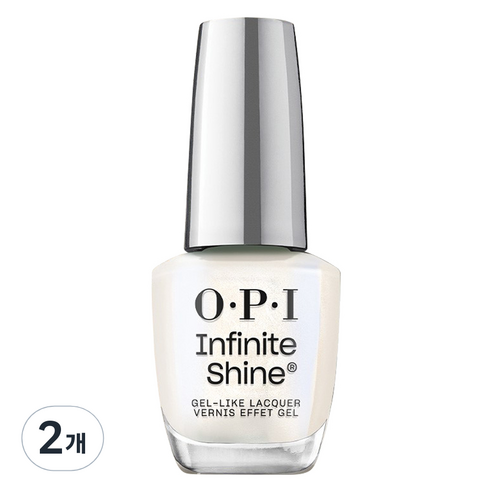 오피아이 인피니트 샤인 젤 라이크 매니큐어, ISL 90 Shimmer Takes All, 15ml, 2개