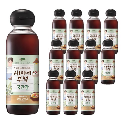 샘표 새미네부엌 국간장, 450ml, 12개