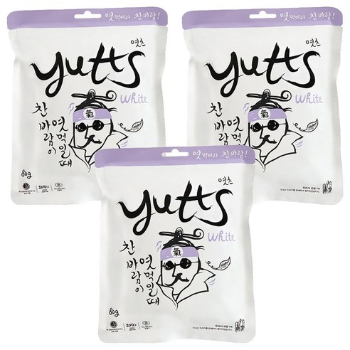 엿츠 오리지널 찬바람이 엿 먹일 때, 80g, 3개