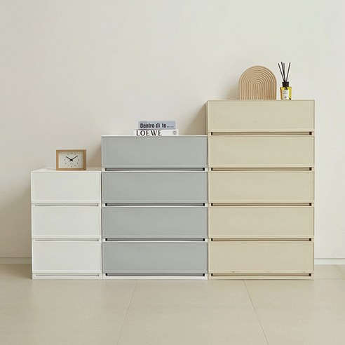 컬러스토리 서랍장: 다양한 색상과 편리한 수납의 조화