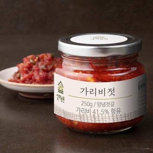 상하농원 가리비젓, 250g, 1개 여수녹원갈비토하젓 Best Top5