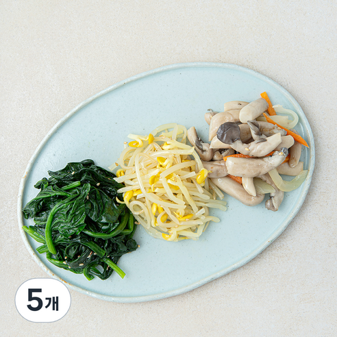식탁위의사계 가정식 모둠나물 3종, 200g, 5개