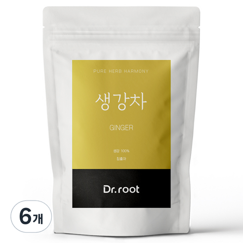 닥터루트 생강 삼각티백, 6개, 25개입, 1.2g