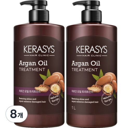 케라시스 아르간오일 헤어트리트먼트, 1L, 8개