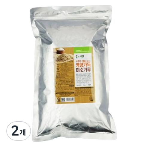 풀스키친 6가지 곡물이 함유된 영양가득 미숫가루, 1kg, 2개