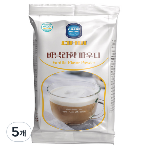 코나 바닐라향 파우더, 1개입, 5개, 1kg