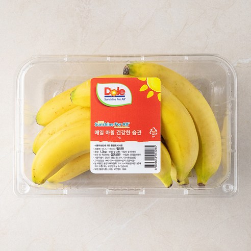 돌 필리핀산 바나나, 1.3kg, 1팩