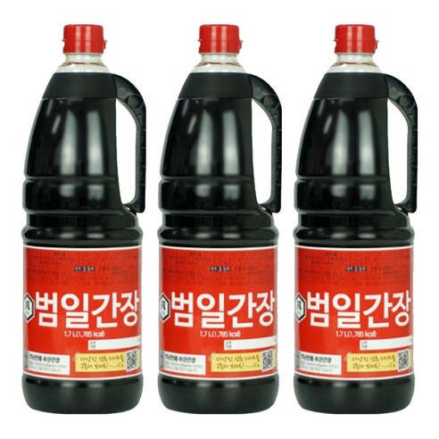 범일 간장, 1.7L, 3개