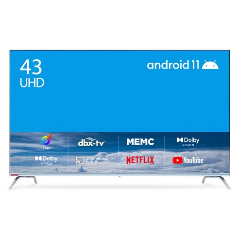 더함 4K UHD LED TV 108cm(43인치) TA434-AVN22CB 스탠드형 자가설치는 생생한 화질과 선명한 색감을 제공하는 일반형 TV입니다.
