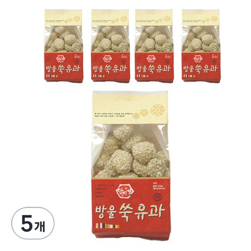 담미정 방울 쑥유과, 100g, 5개