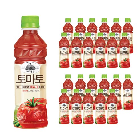 가야농장 토마토, 340ml, 24개