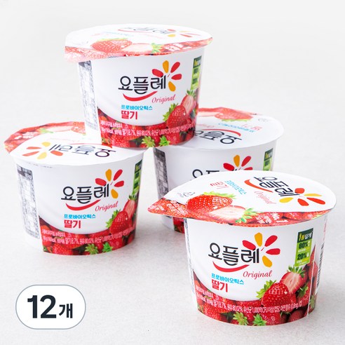 요플레 오리지널, 180g, 12개