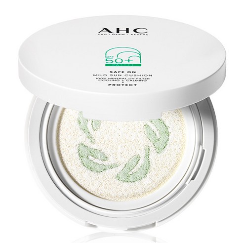 AHC 세이프온 마일드 선쿠션 SPF50+ PA++++, 25g, 1개 
뷰티