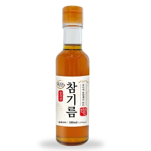 복이네먹거리 통깨로 만든 진한맛 참기름, 1개, 180ml