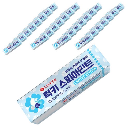 롯데제과 스피아민트 껌, 26g, 36개
