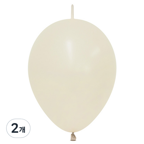 셈퍼텍스 링커 풍선 30cm 30p, 파스텔더스크 크림, 2개