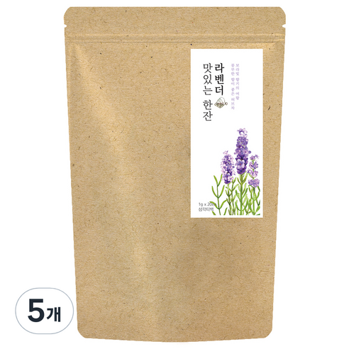 더허브샵 프리미엄 허브티 라벤더, 1g, 20개입, 5개