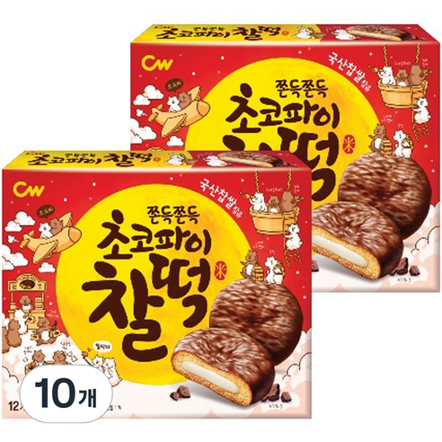 청우식품 초코파이찰떡 12p, 258g, 10개