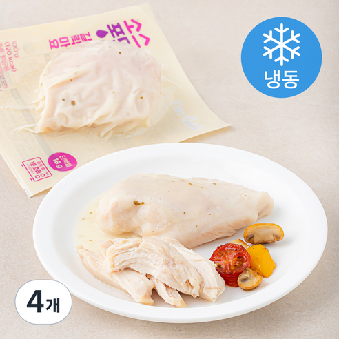 아임닭 소스퐁닭 갈릭마요 (냉동), 100g, 4개