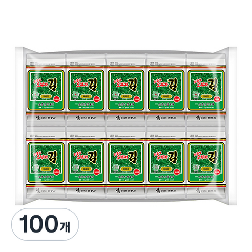 소문난오부자 파래 도시락김 20p, 5g, 100개