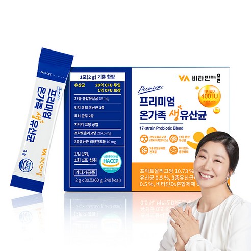 비타민마을 프리미엄 온가족 생유산균 30p, 30g, 1개