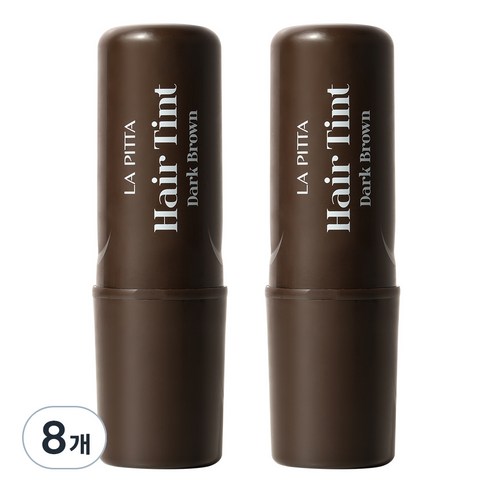 라피타 새치커버 헤어틴트 10ml, 다크브라운, 8개