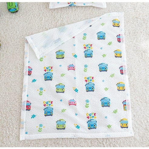 타요 가든 시어서커 낮잠이불, 땀 많은 아이 꿀잠 보장!