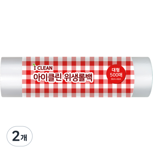 아이클린 위생 롤백 대형 500매, 500개, 2개