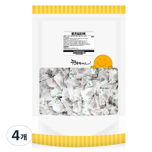 로즈힙 티백, 4개, 50개입, 1g